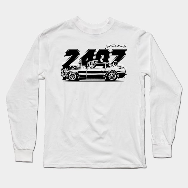 Fairlady 240z Long Sleeve T-Shirt by CreativeRAS